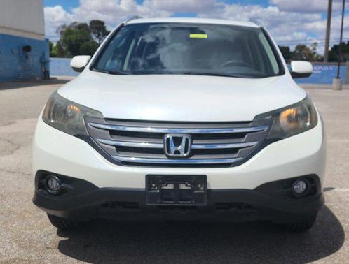White Diamond Pearl 2013 Honda CR-V EX-L