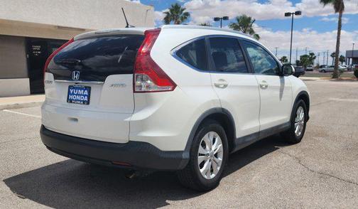 White Diamond Pearl 2013 Honda CR-V EX-L