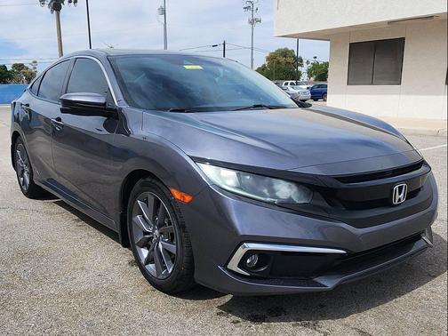 Modern Steel Metallic 2019 Honda Civic EX