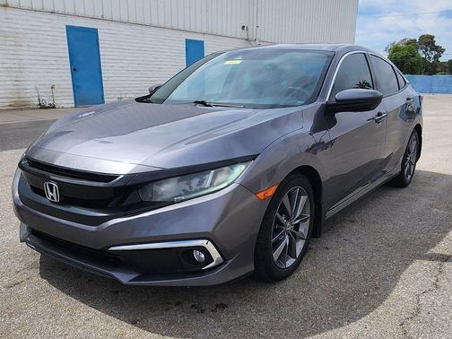 Modern Steel Metallic 2019 Honda Civic EX