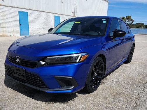 Aegean Blue Metallic 2023 Honda Civic Sport