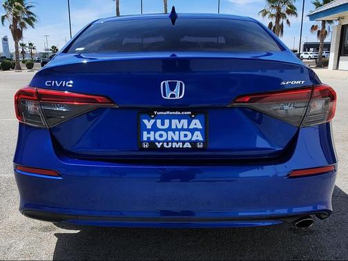 Aegean Blue Metallic 2023 Honda Civic Sport