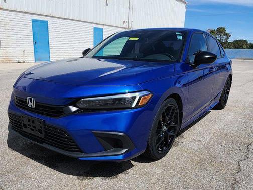 Aegean Blue Metallic 2023 Honda Civic Sport