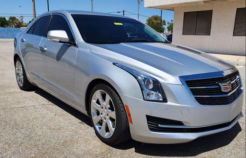 Radiant Silver Metallic 2016 Cadillac ATS 2.0L Turbo Luxury