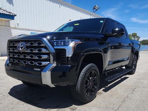 Midnight Black Metallic 2025 Toyota Tundra Platinum