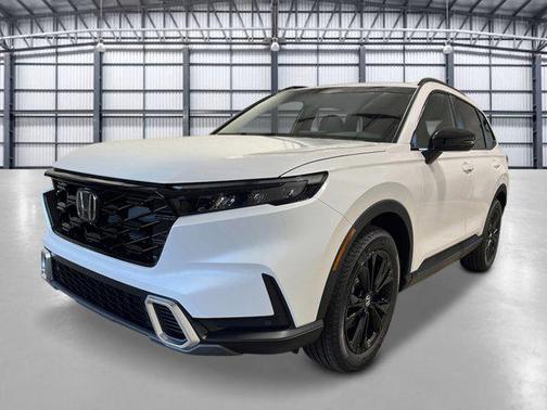 Platinum White Pearl 2026 Honda CR-V Hybrid Sport Touring AWD