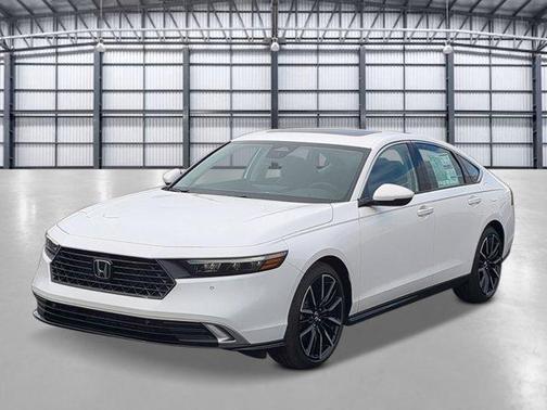 Platinum White Pearl 2026 Honda Accord Hybrid Touring