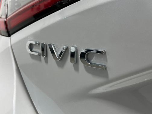 Platinum White Pearl 2026 Honda Civic Hybrid Sport