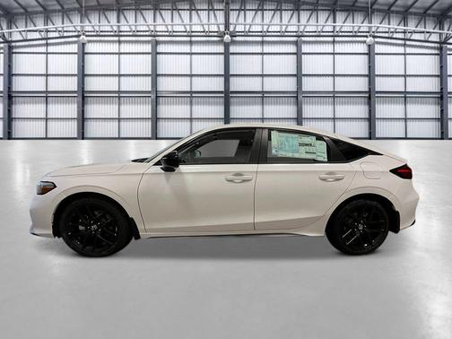 Platinum White Pearl 2026 Honda Civic Hybrid Sport
