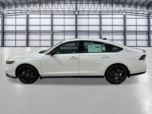 Platinum White Pearl 2026 Honda Accord Hybrid Sport-L
