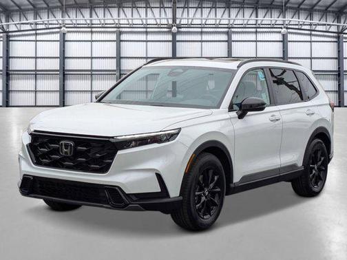Platinum White Pearl 2026 Honda CR-V Hybrid Sport FWD