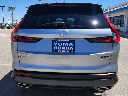 Solar Silver Metallic 2025 Honda CR-V Hybrid Sport Touring AWD