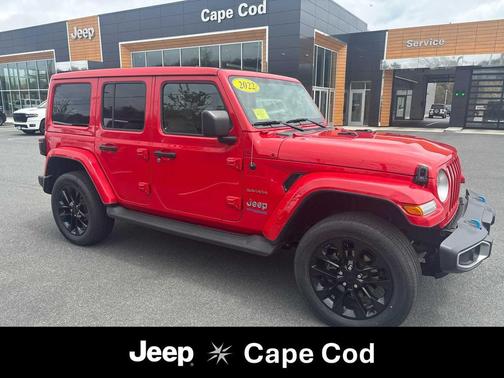 Firecracker Red Clearcoat 2022 Jeep Wrangler Unlimited 4xe Sahara