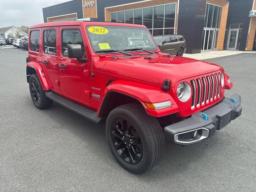 Firecracker Red Clearcoat 2022 Jeep Wrangler Unlimited 4xe Sahara