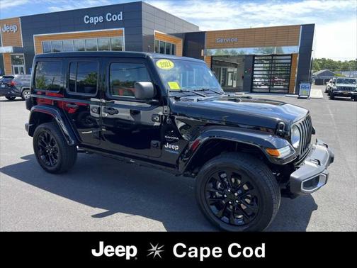 Black Clearcoat 2021 Jeep Wrangler Unlimited 4xe Sahara