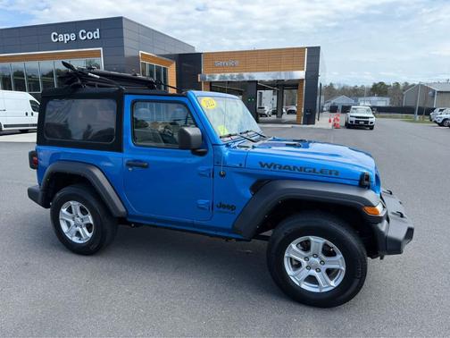 Hydro Blue Pearlcoat 2022 Jeep Wrangler Sport S