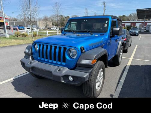 Hydro Blue Pearlcoat 2022 Jeep Wrangler Sport S
