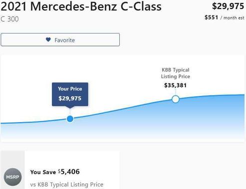 2021 Mercedes-Benz C-Class C 300 4MATIC