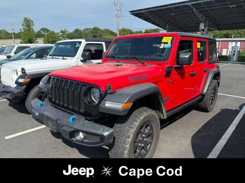 Firecracker Red Clearcoat 2024 Jeep Wrangler 4xe Willys
