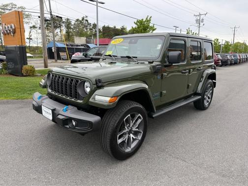 Sarge Green Clearcoat 2024 Jeep Wrangler 4xe Sport S