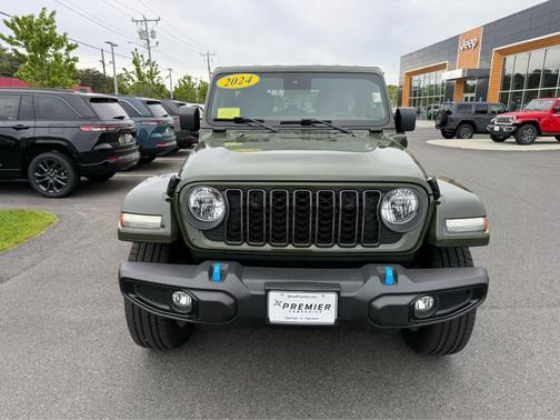Sarge Green Clearcoat 2024 Jeep Wrangler 4xe Sport S