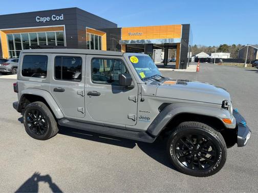 Sting-Gray Clearcoat 2023 Jeep Wrangler 4xe Sahara
