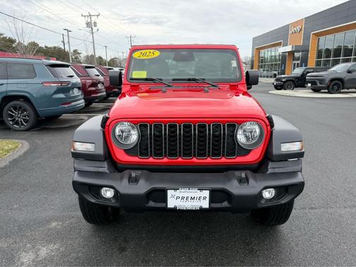 Firecracker Red Clearcoat 2025 Jeep Wrangler Sport S