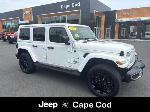Bright White Clearcoat 2023 Jeep Wrangler 4xe Sahara