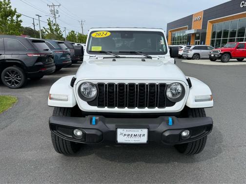Bright White Clearcoat 2024 Jeep Wrangler 4xe Sport S