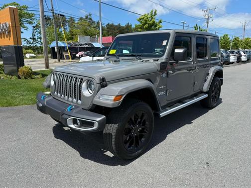 Sting-Gray Clearcoat 2023 Jeep Wrangler 4xe Sahara