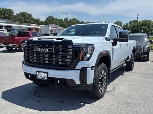Glacier White Tricoat 2026 GMC Sierra 3500 Denali