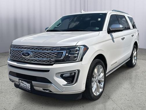 White Platinum Metallic Tri-Coat 2019 Ford Expedition Platinum