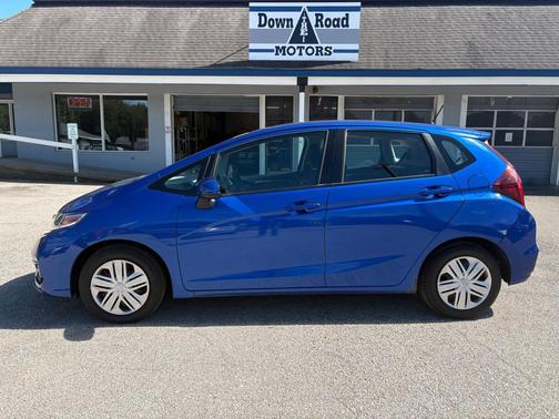 Aegean Blue Metallic 2018 Honda Fit LX