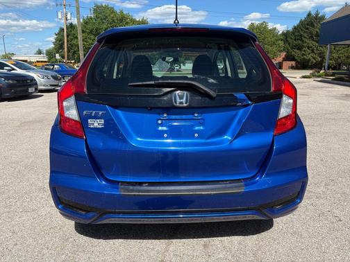 Aegean Blue Metallic 2018 Honda Fit LX