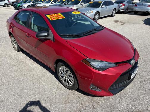 RED 2017 Toyota Corolla L