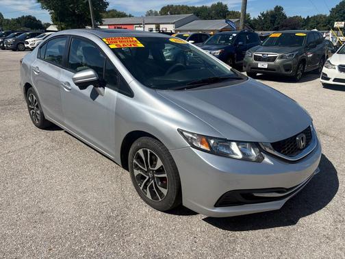 Alabaster Silver Metallic 2015 Honda Civic EX