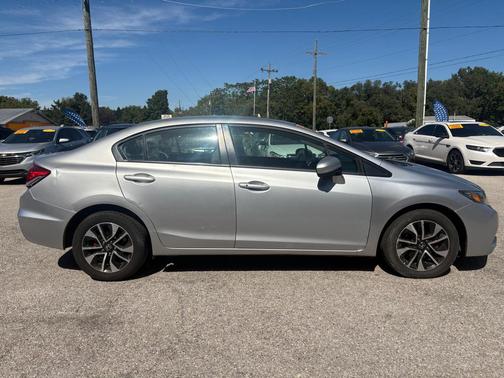 Alabaster Silver Metallic 2015 Honda Civic EX
