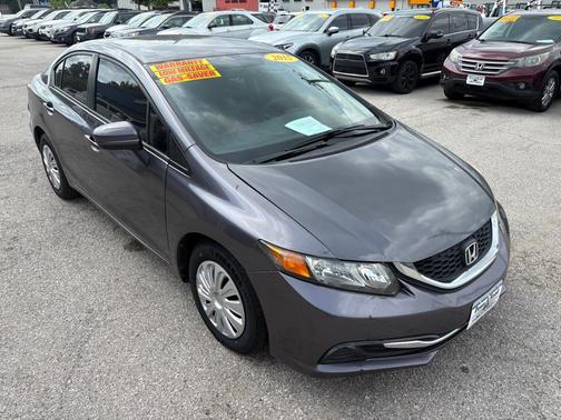 GRAY 2015 Honda Civic LX