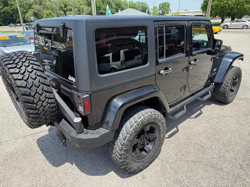 Black Clearcoat 2015 Jeep Wrangler Unlimited Sahara