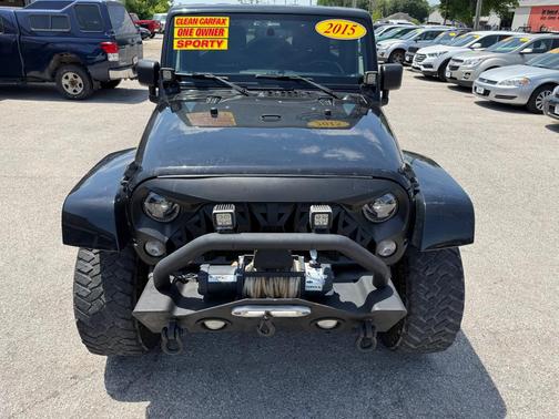 Black Clearcoat 2015 Jeep Wrangler Unlimited Sahara