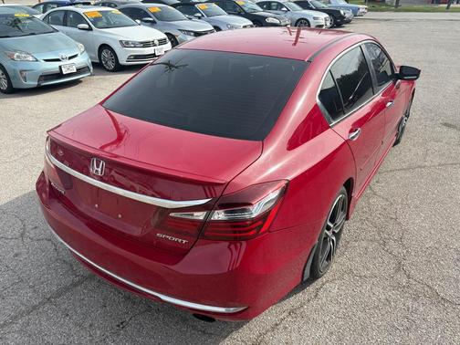 RED 2017 Honda Accord Sport