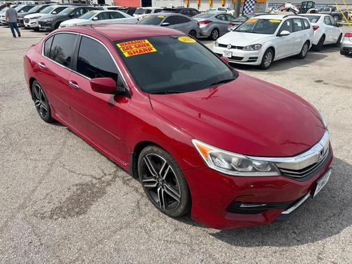 RED 2017 Honda Accord Sport