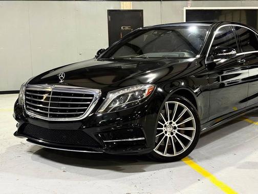 Black 2015 Mercedes-Benz S-Class 4MATIC