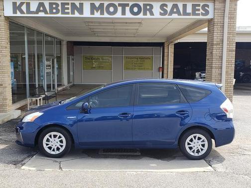 Blue Ribbon Metallic 2012 Toyota Prius v Three