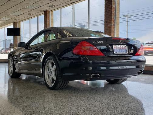 Black 2003 Mercedes-Benz SL-Class SL500 Roadster