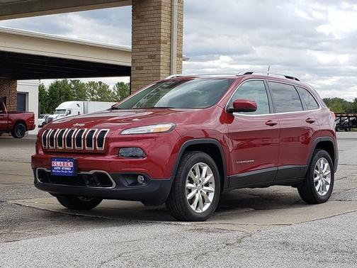 Deep Cherry Red Crystal Pearlcoat 2016 Jeep Cherokee Limited