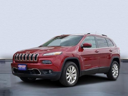 Deep Cherry Red Crystal Pearlcoat 2016 Jeep Cherokee Limited