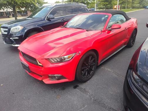 RED 2017 Ford Mustang EcoBoost Premium