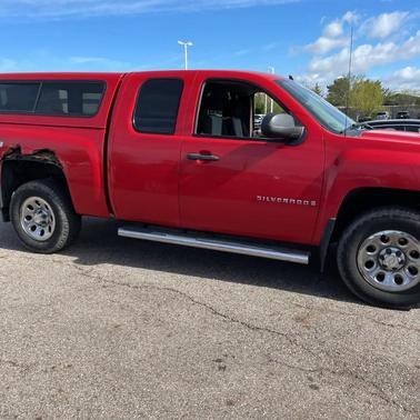 RED 2009 Chevrolet Silverado 1500 Work Truck Extended Cab