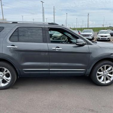 White Platinum Metallic Tri-Coat 2015 Ford Explorer Limited